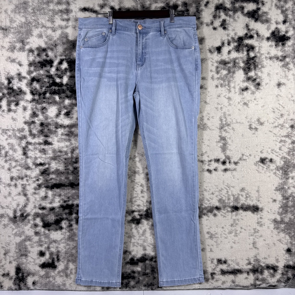 Mugsy Grands Jeans Mens Size 36x34 Light Wash Stretch Performance Lightweight